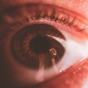close up of eye