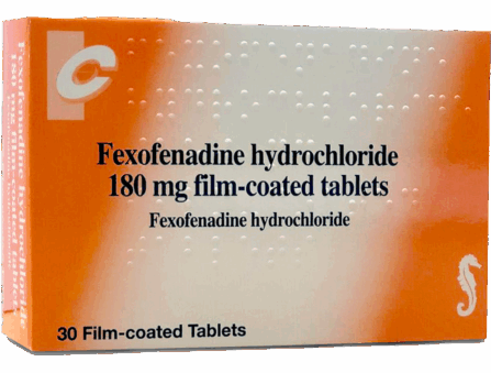Fexofenadine 180mg Tablets