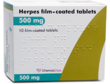 Herpes tablets