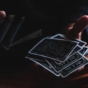 man performing card trick