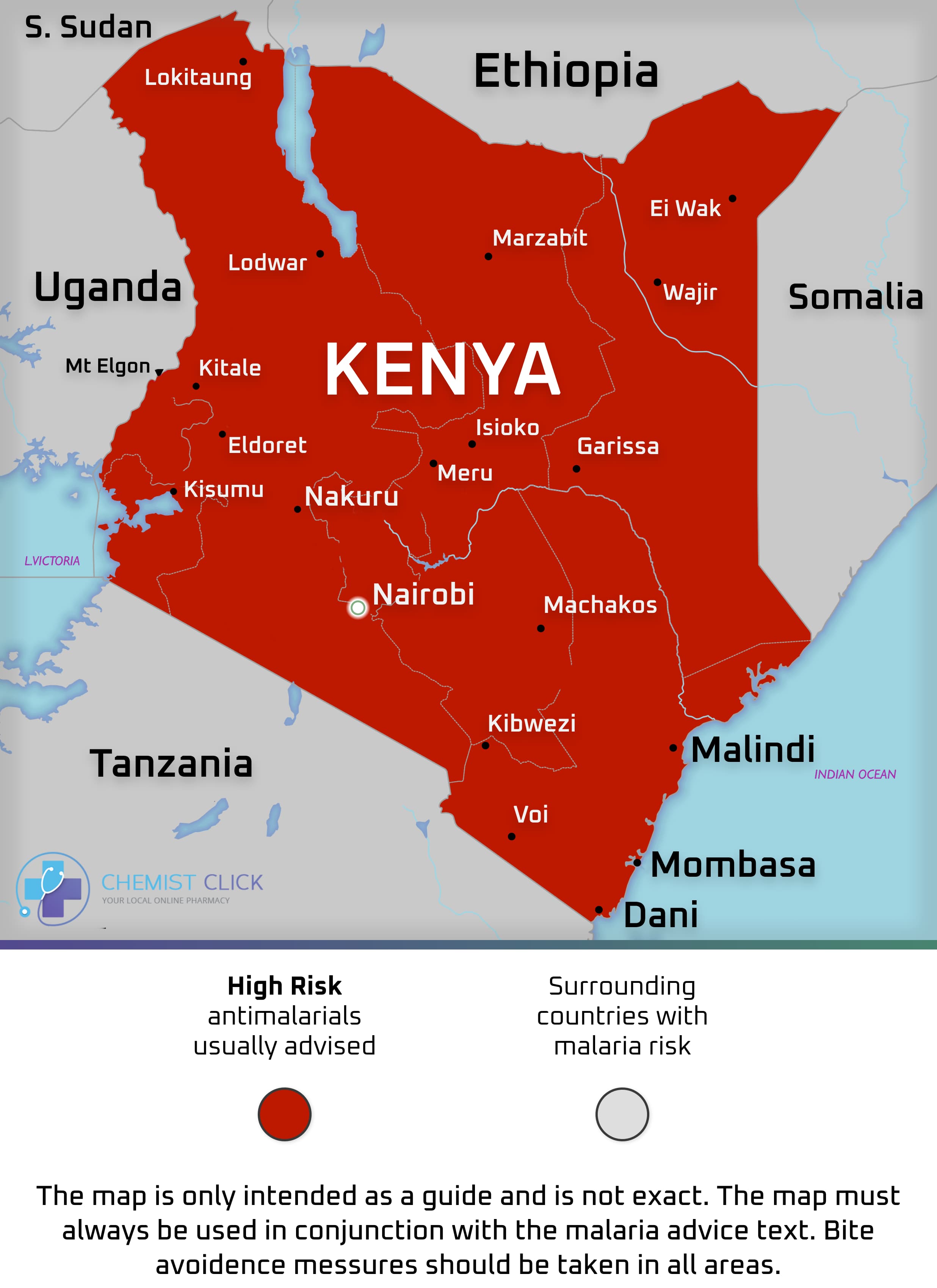 Kenya Malaria Map