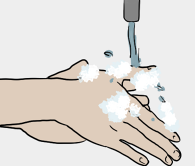 Wash hands