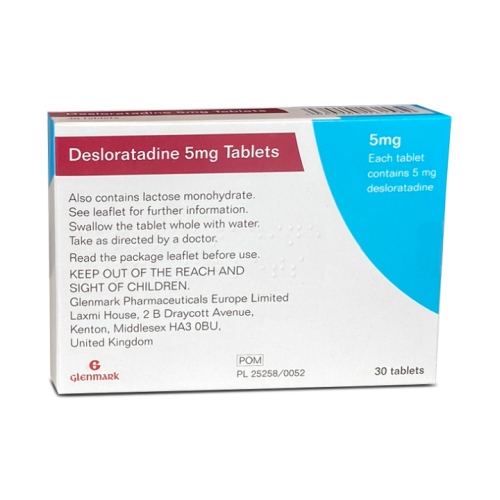 Desloratadine 5mg 30 tablets Glenmark