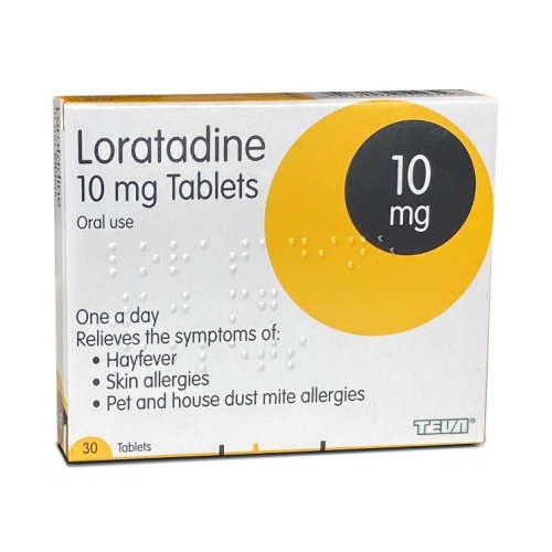 Loratadine 10mg 30 tablets TEVA