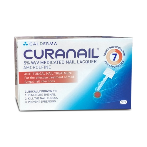 3ml Curanail 5% Nail Lacquer Galderma