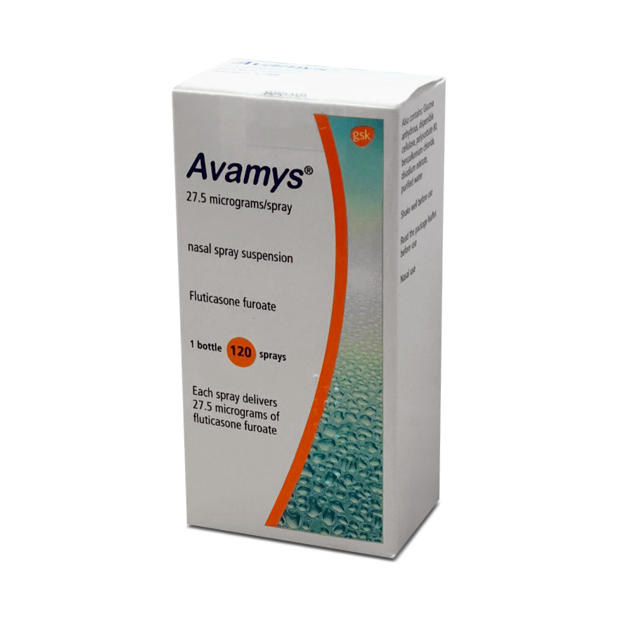 Avamys Nasal Spray, manufactured by GlaxoSmithKline (GSK)