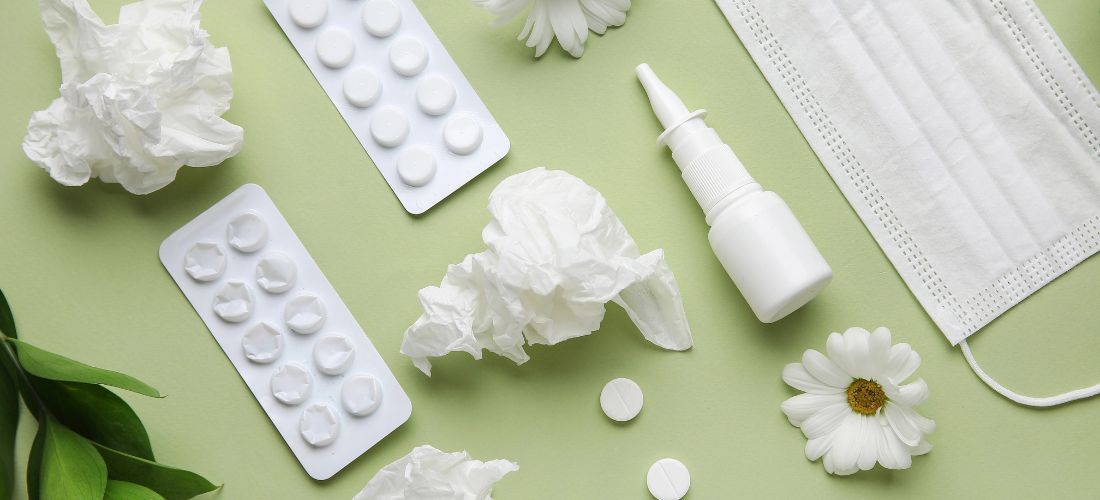 Antihistamine medication visual display